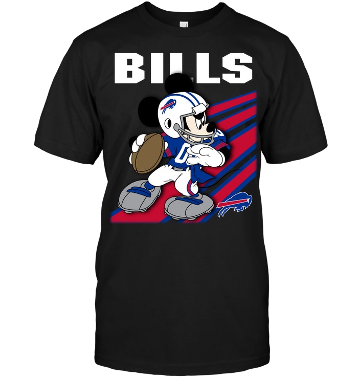 Buffalo Bills "mickey Mouse" Disney Football T-Shirt